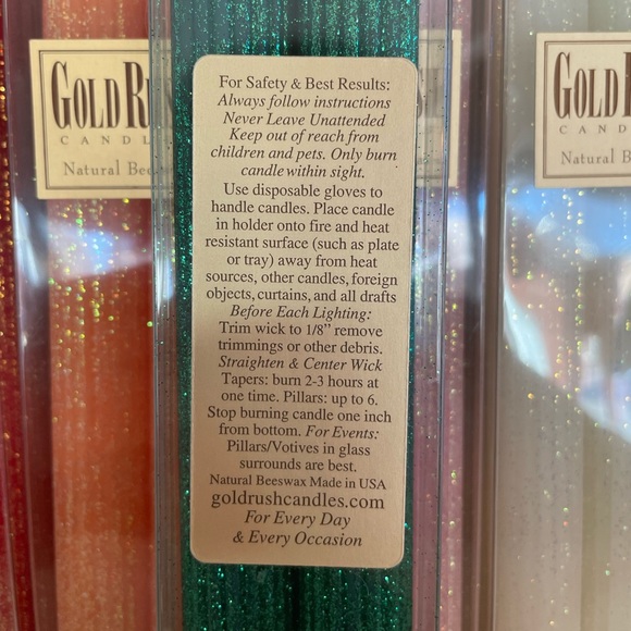 Gold Rush Accents Natural Beeswax Votive Candles Now We Have 8 Sets